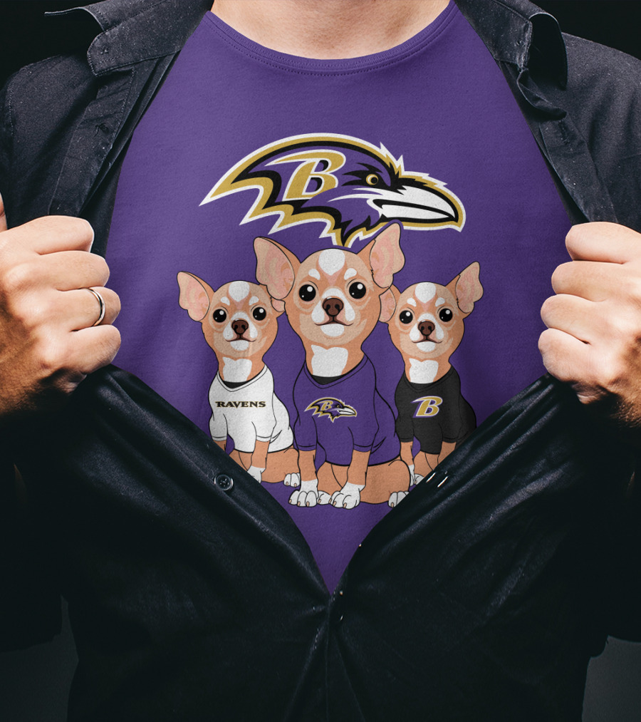 Ravens Chihuahua T-Shirt