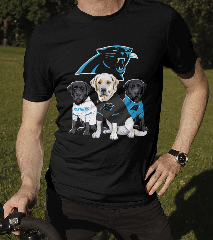 Panthers Labrador Retriever Dogs T-Shirt