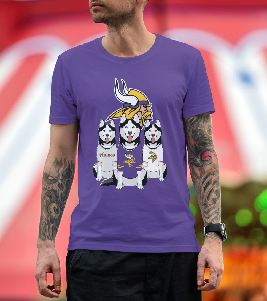 Minnesota Vikings Husky Trio T-Shirt