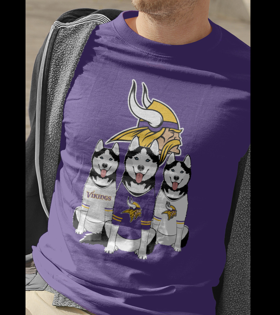 Minnesota Vikings Husky Trio T-Shirt