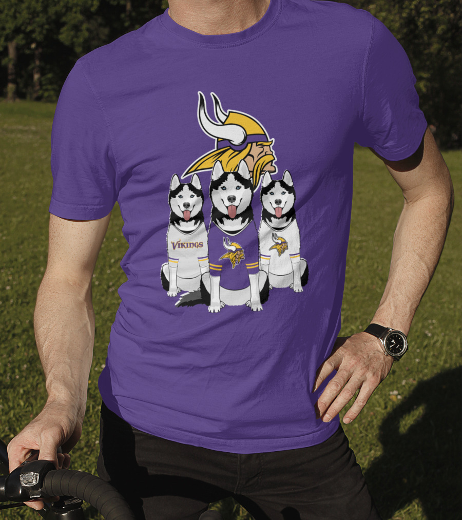 Minnesota Vikings Husky Trio T-Shirt