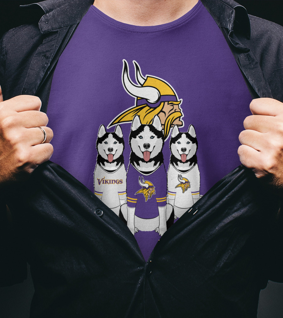 Minnesota Vikings Husky Trio T-Shirt