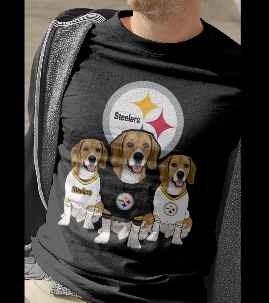 Steelers Beagle Trio T-Shirt