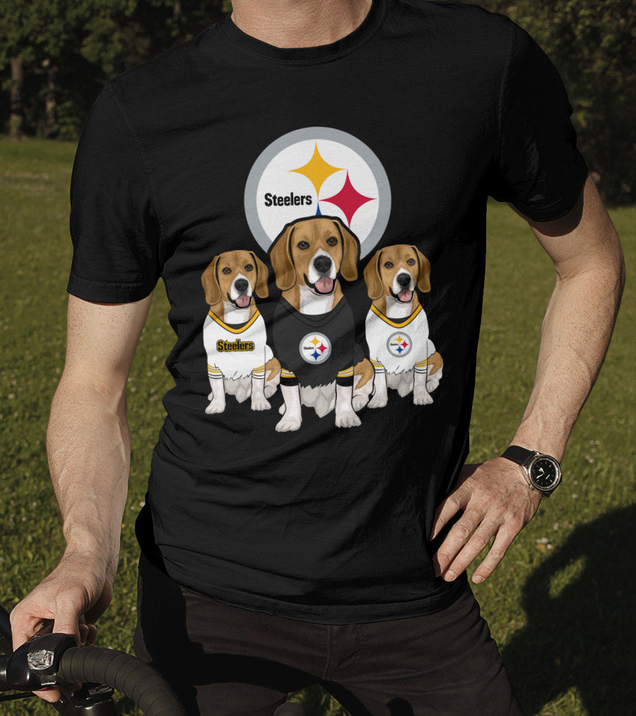 Steelers Beagle Trio T-Shirt