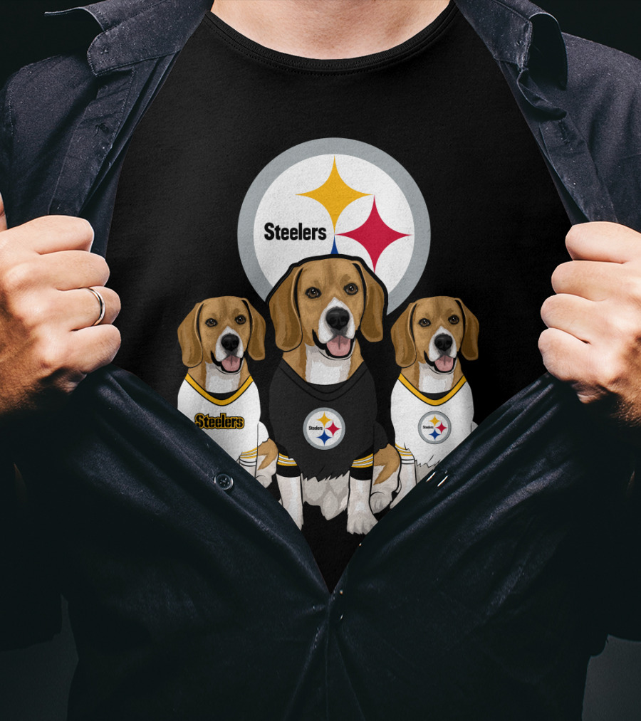Steelers Beagle Trio T-Shirt