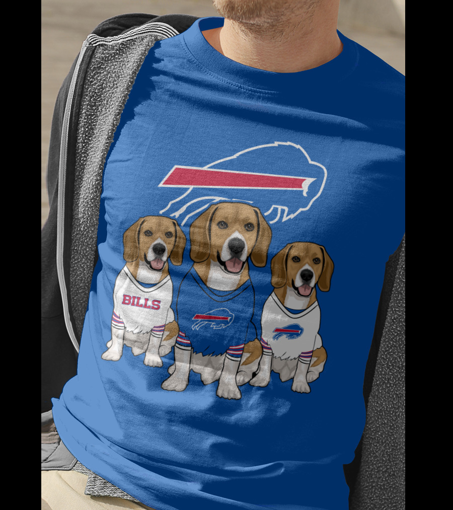 Buffalo Bills Beagle Trio T-Shirt