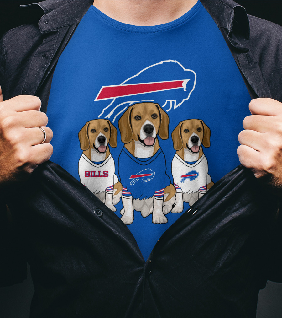Buffalo Bills Beagle Trio T-Shirt