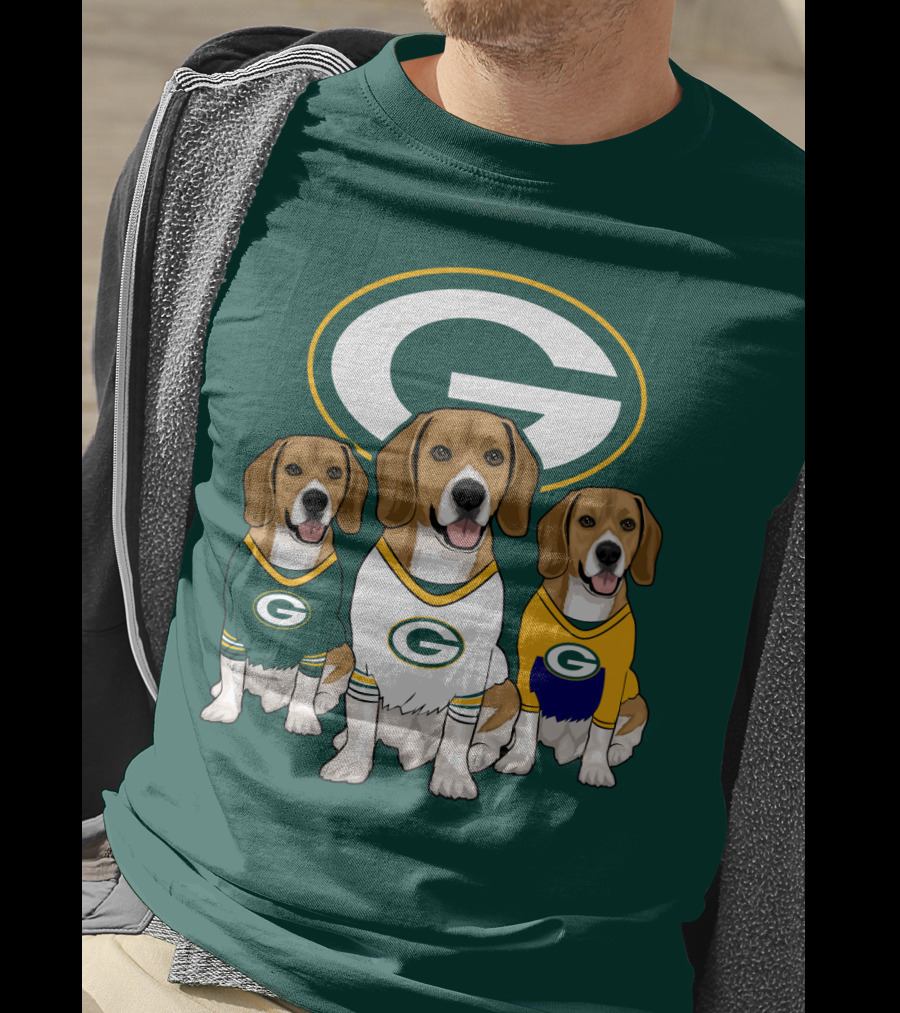 Packers Beagle Dog T-Shirt
