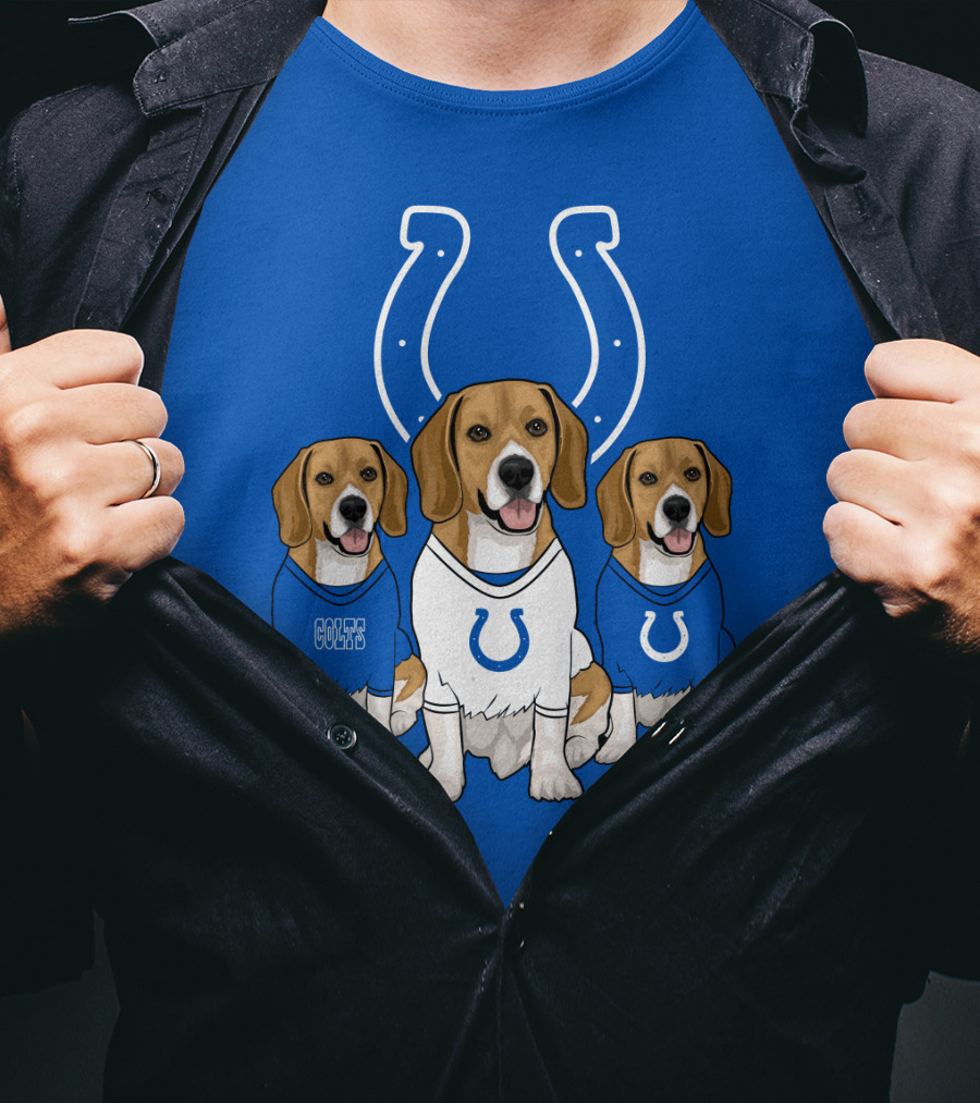 Indianapolis Colts Beagle Trio T-Shirt