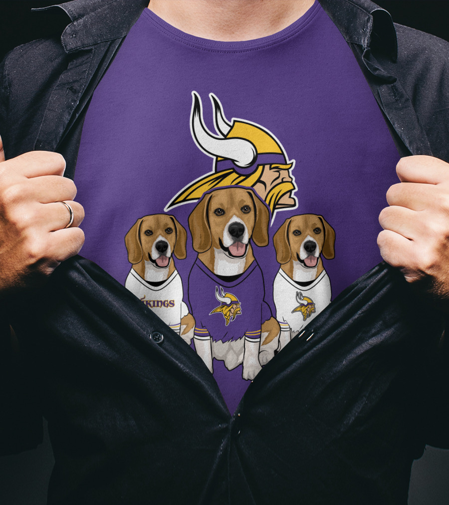 Vikings Beagle Trio T-Shirt