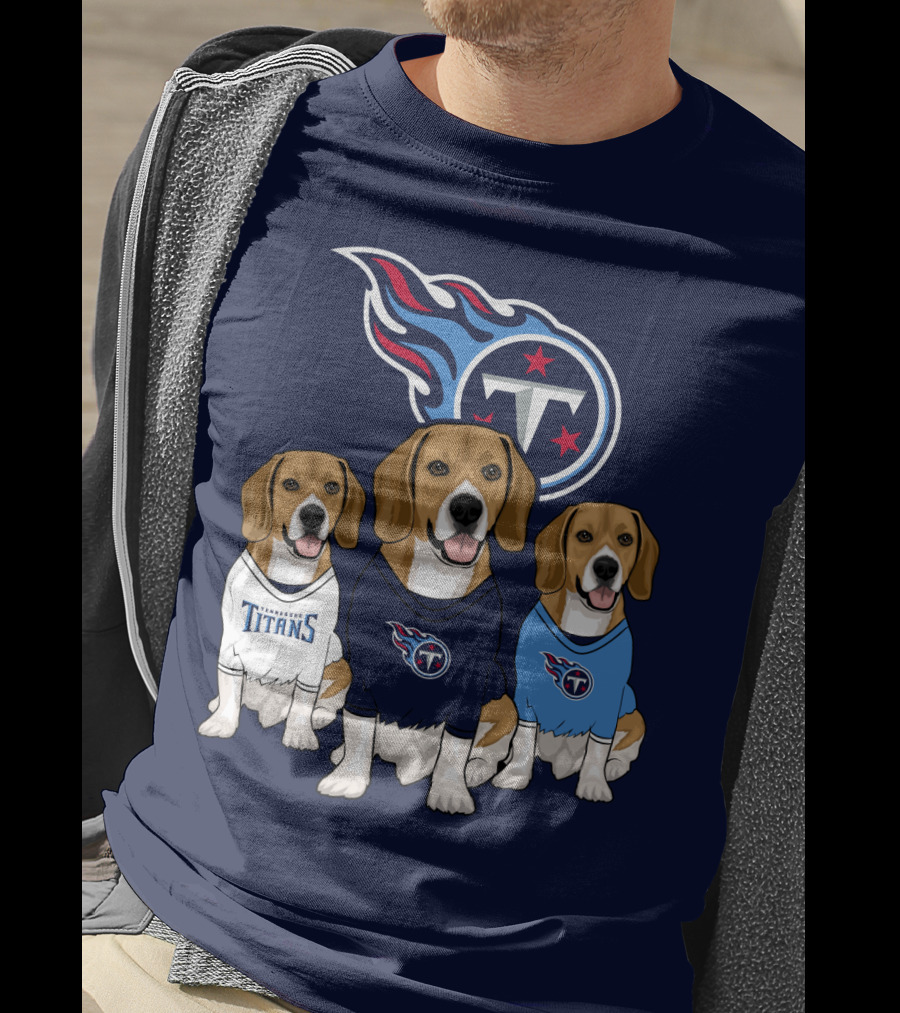Tennessee Titans Beagle Fan T-Shirt