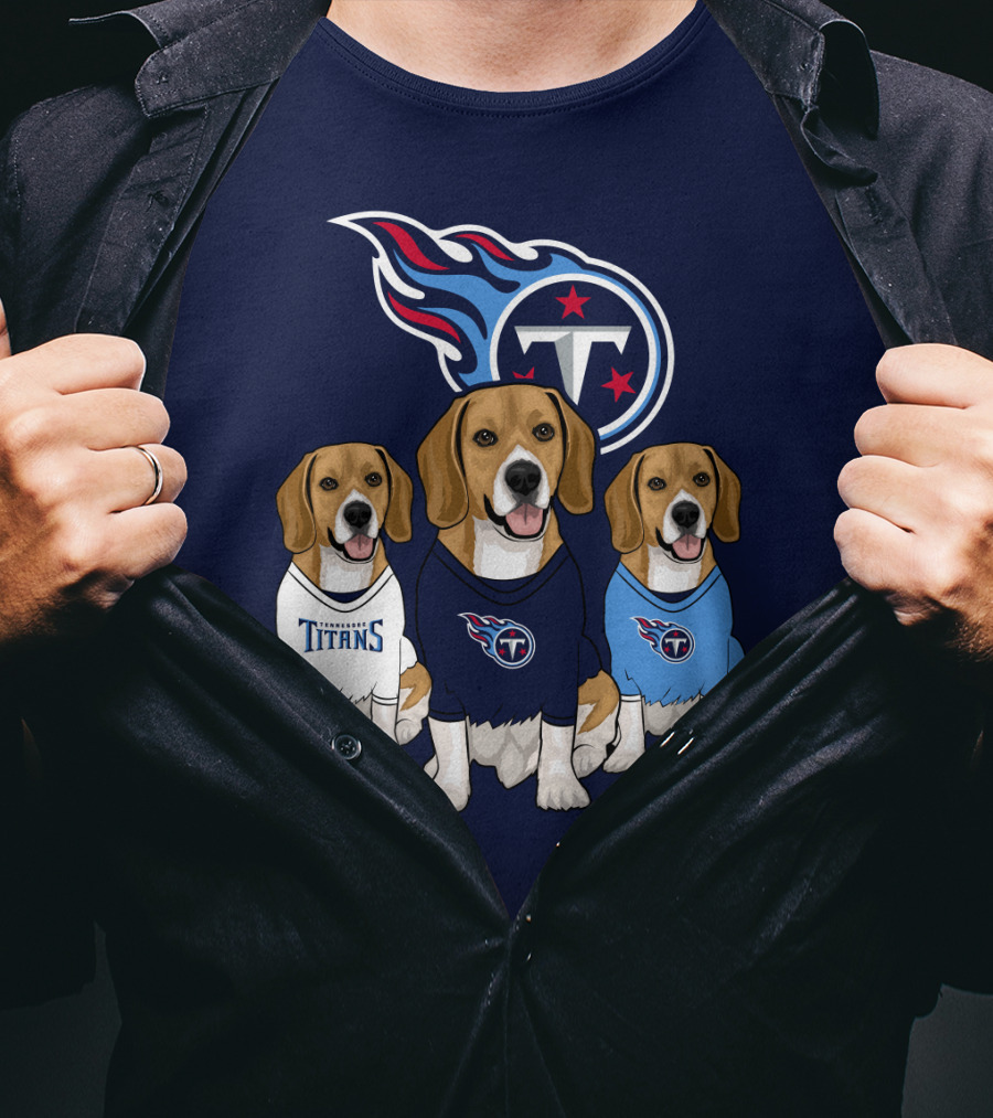 Tennessee Titans Beagle Fan T-Shirt