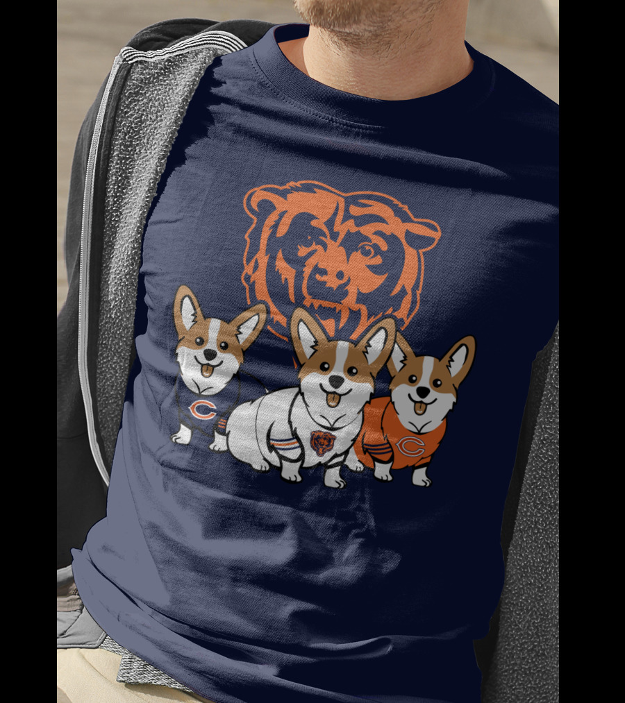 Chicago Bears Corgi T-Shirt