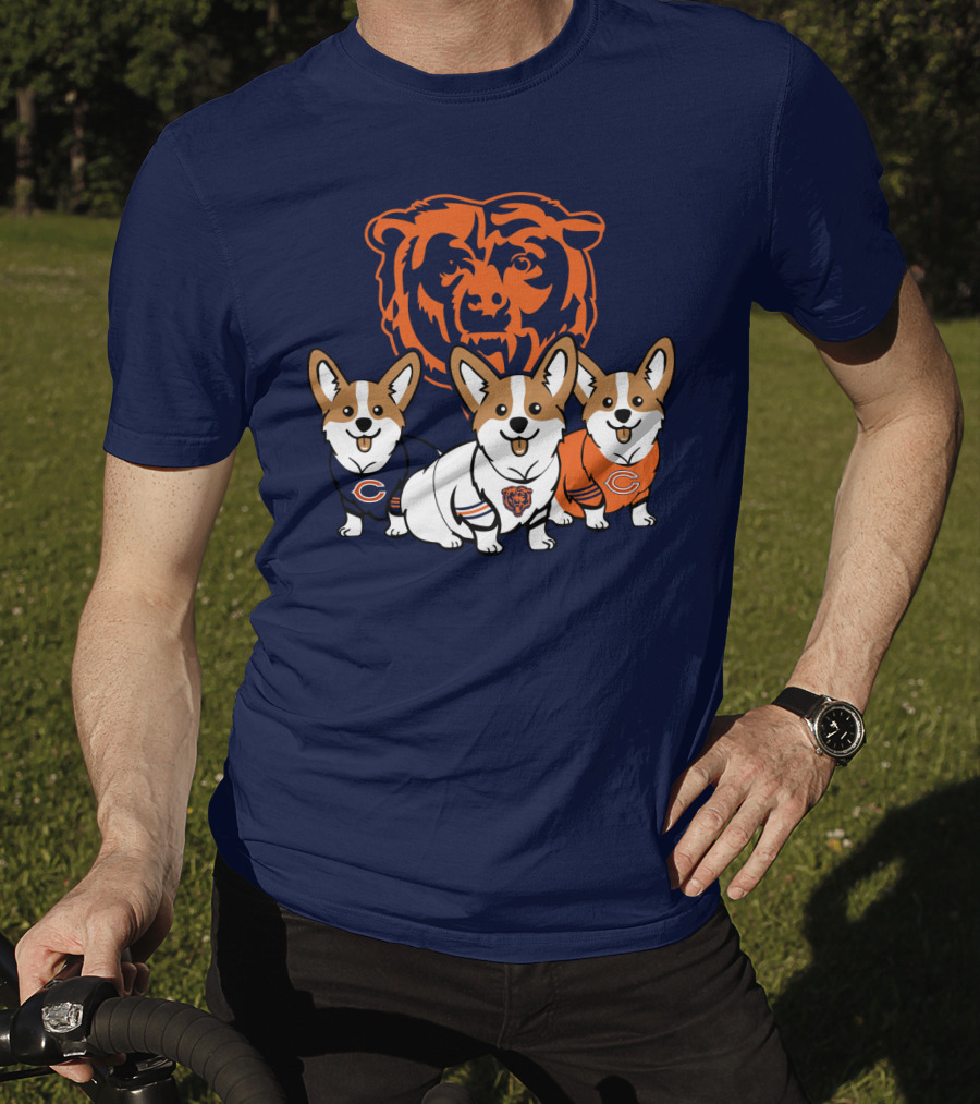 Chicago Bears Corgi T-Shirt