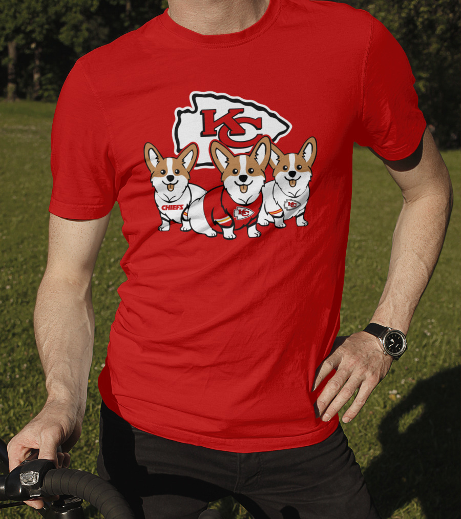 Kansas City Chiefs Corgi T-Shirt