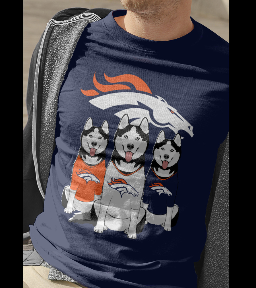 Denver Broncos Husky Trio T-Shirt
