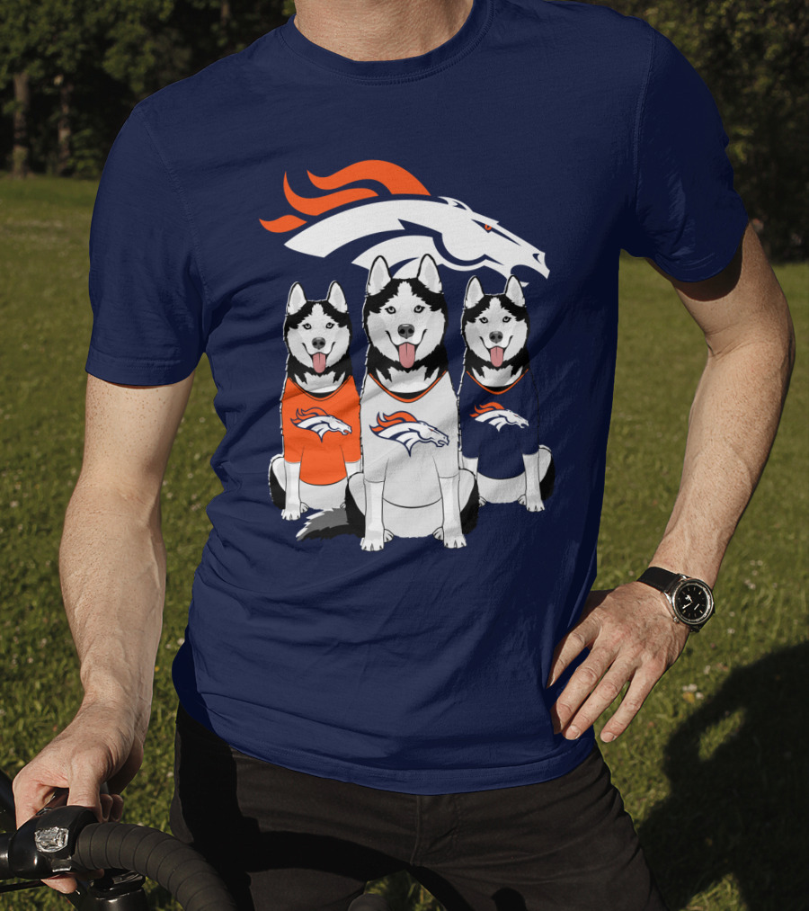 Denver Broncos Husky Trio T-Shirt