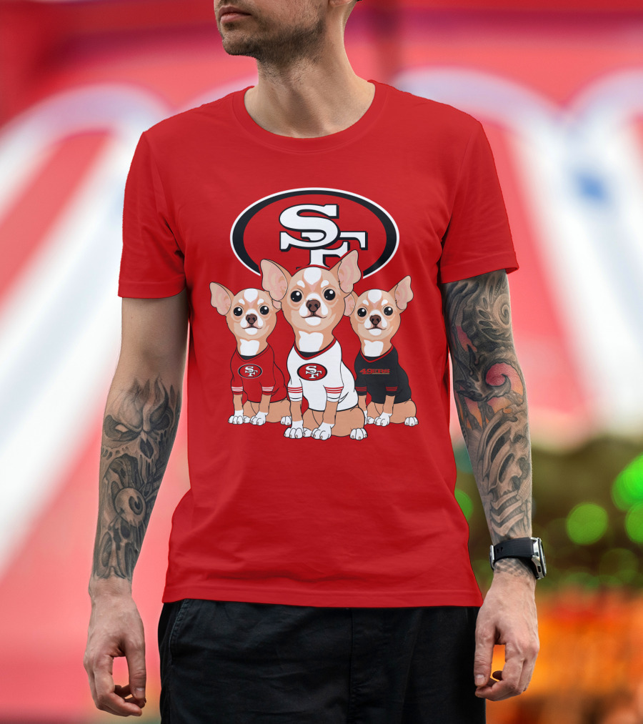 San Francisco 49ers Chihuahua T-Shirt