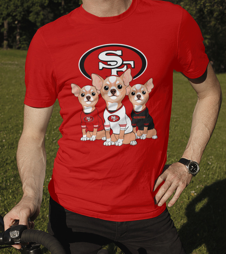 San Francisco 49ers Chihuahua T-Shirt