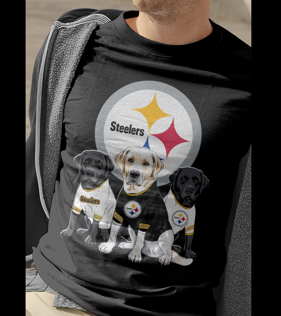 Steelers Labrador Trio T-Shirt