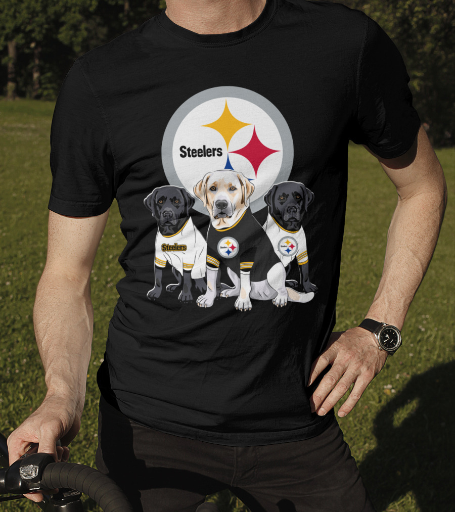 Steelers Labrador Trio T-Shirt