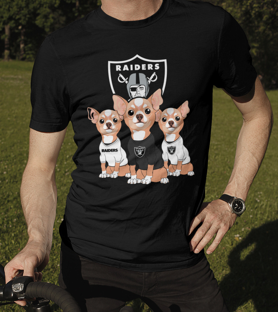 Raiders Chihuahua Trio T-Shirt