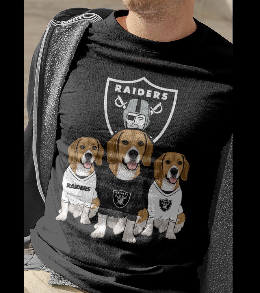 Las Vegas Raiders Beagles T-Shirt
