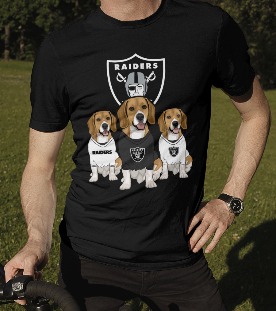 Las Vegas Raiders Beagles T-Shirt