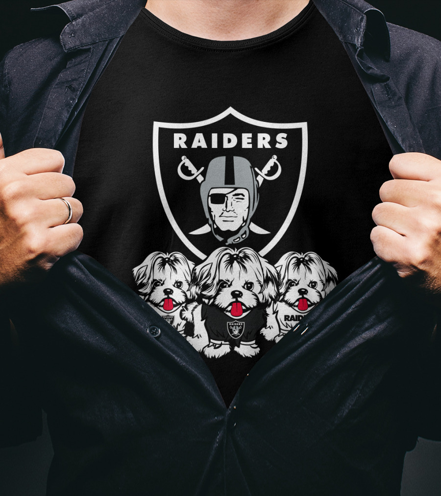 Raiders Shih Tzu T-Shirt