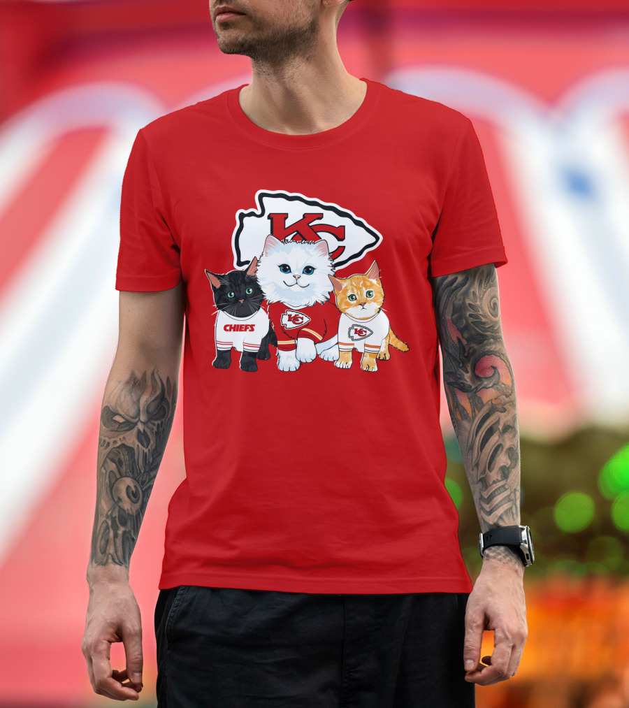 Kc Chiefs Cats T-Shirt
