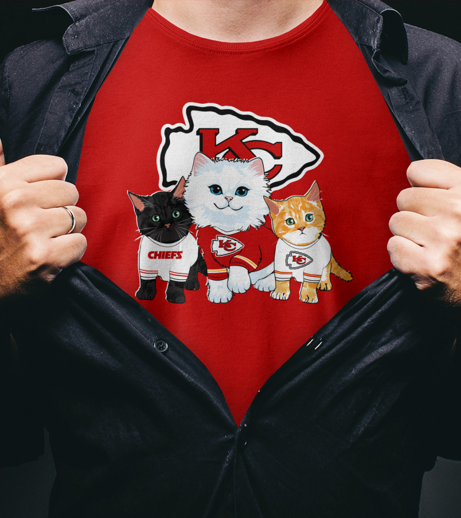 Kc Chiefs Cats T-Shirt