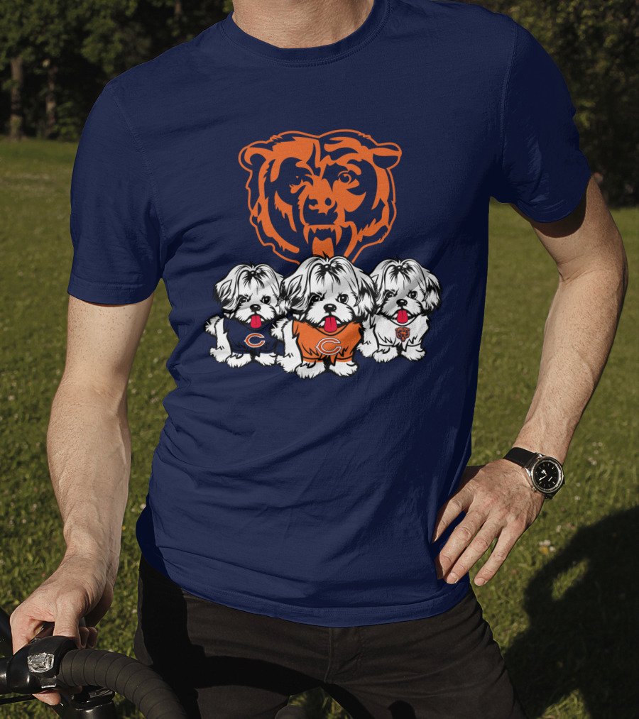 Chicago Bears Shih Tzu T-Shirt