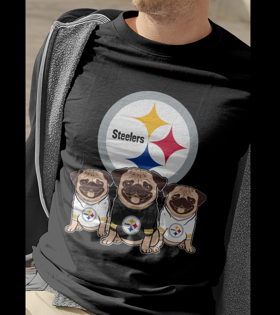 Steelers Pug T-Shirt