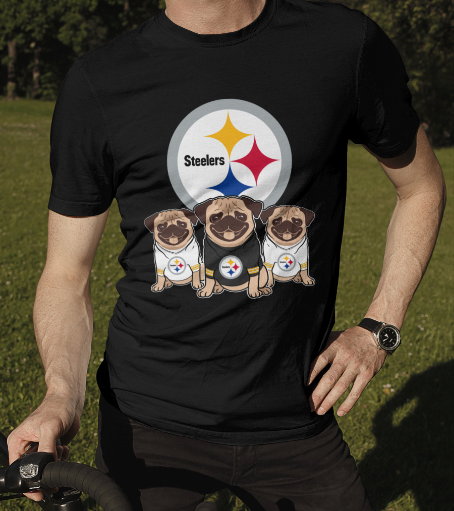 Steelers Pug T-Shirt