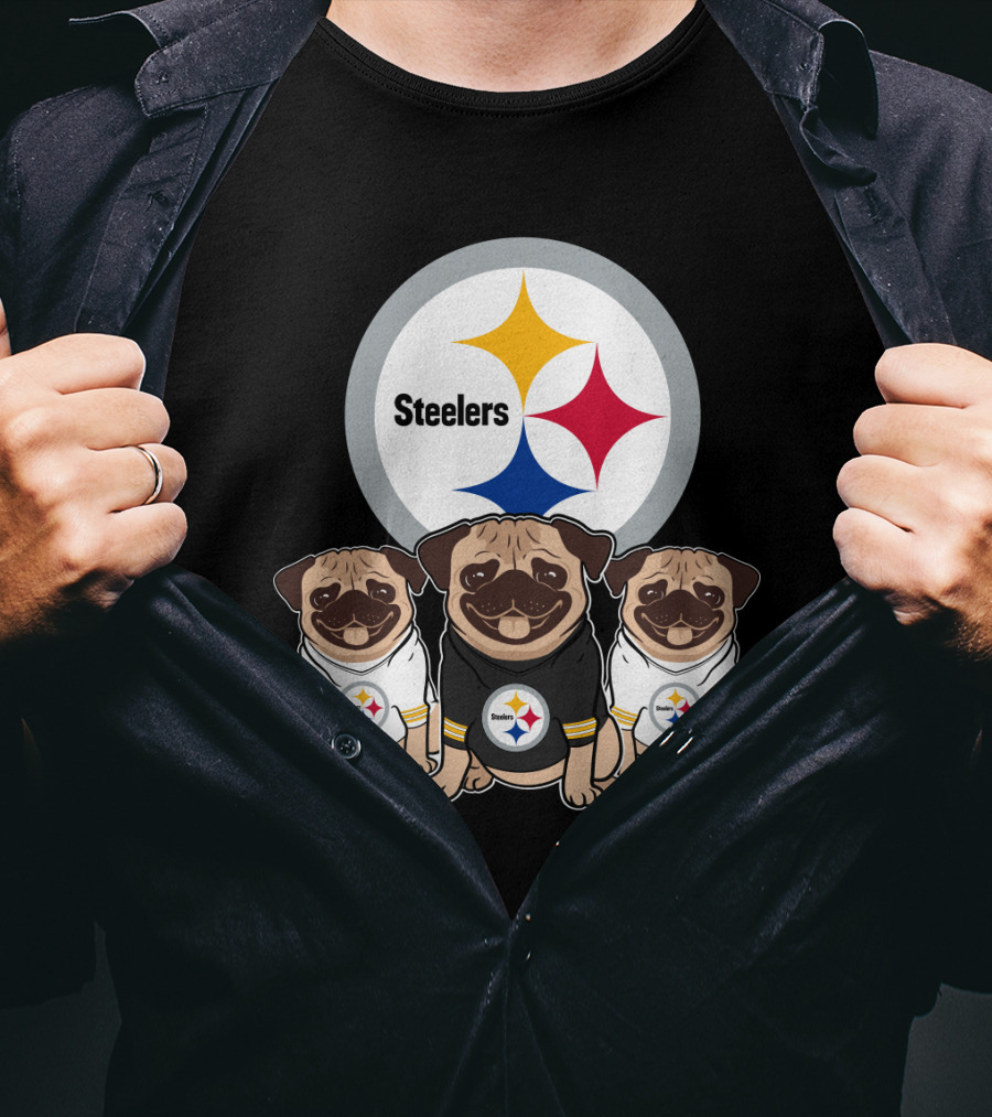 Steelers Pug T-Shirt