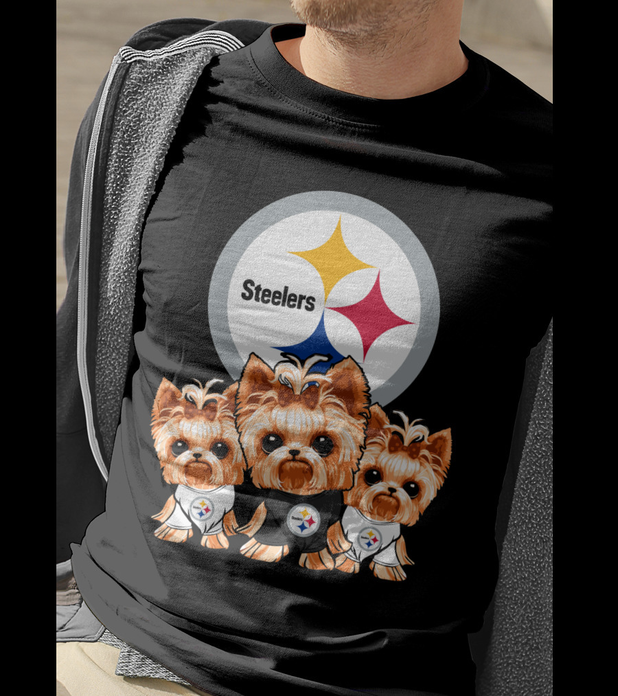 Steelers Yorkshire Terriers T-Shirt