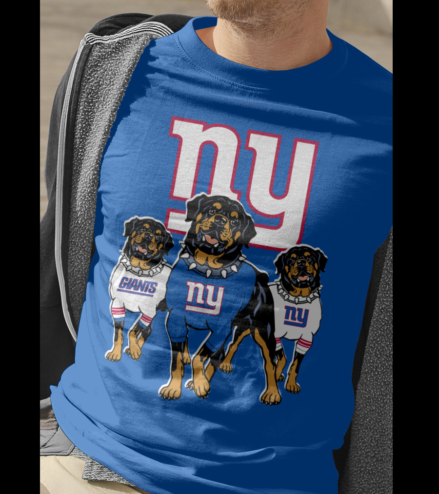 New York Giants Rottweiler T-Shirt
