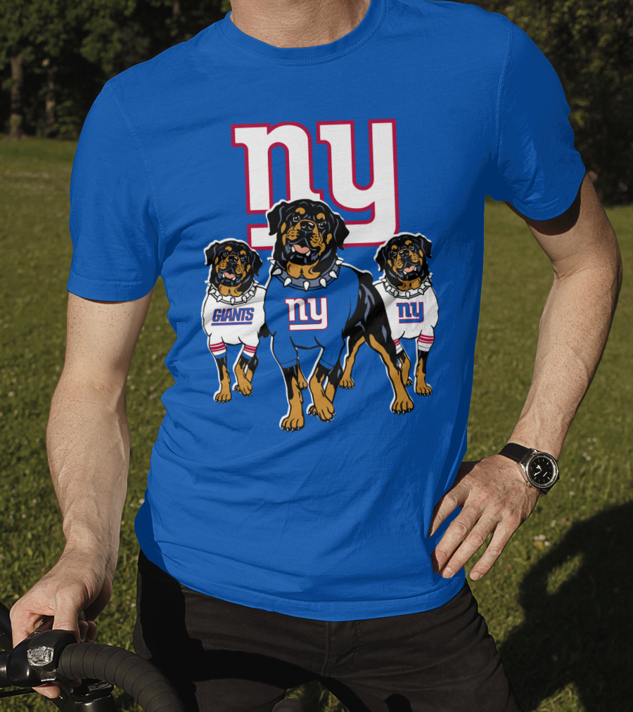 New York Giants Rottweiler T-Shirt
