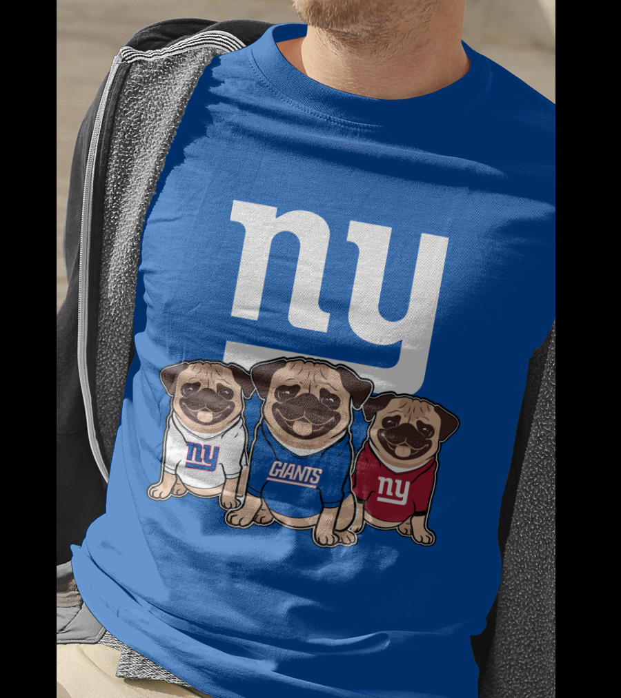 New York Giants Pug T-Shirt