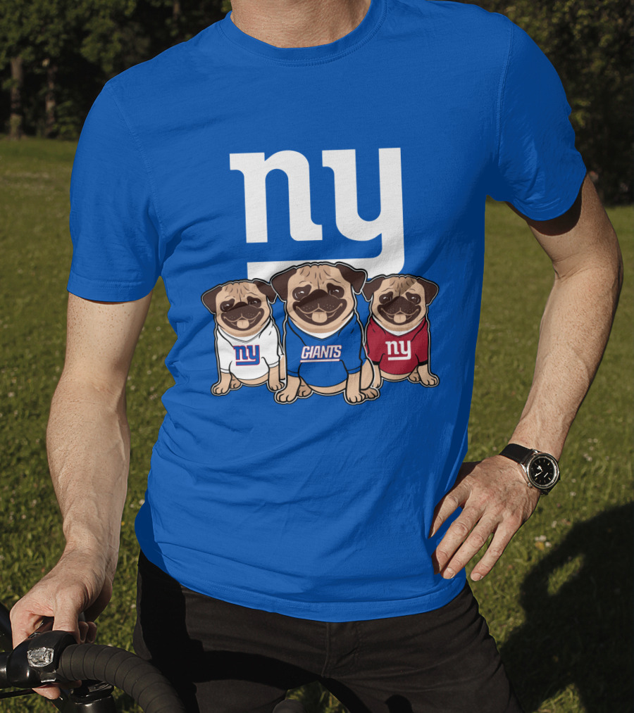 New York Giants Pug T-Shirt
