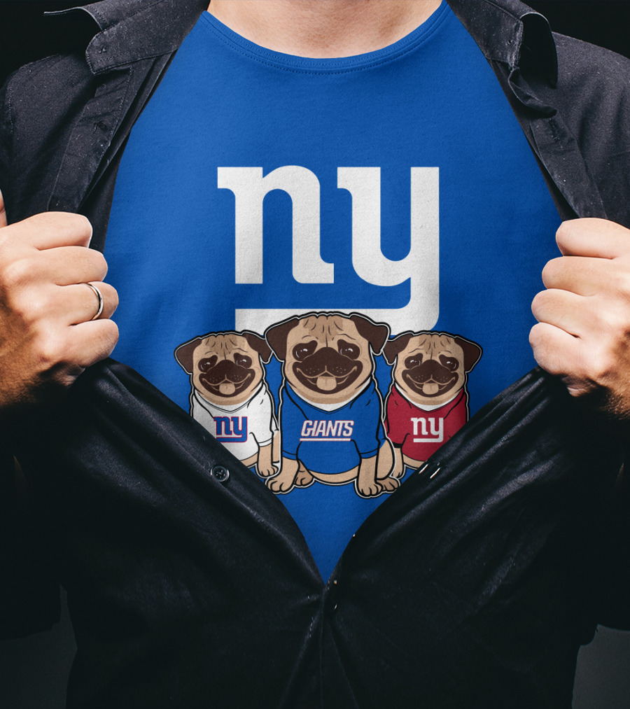 New York Giants Pug T-Shirt