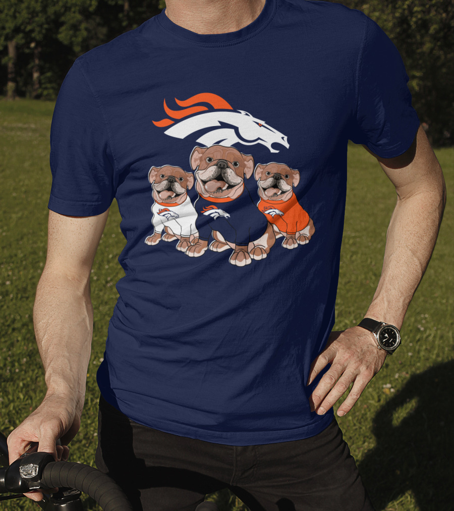 Denver Broncos Bulldog Trio T-Shirt