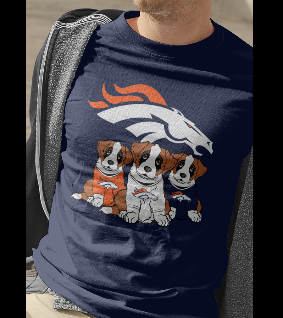 Denver Broncos Saint Bernard T-Shirt