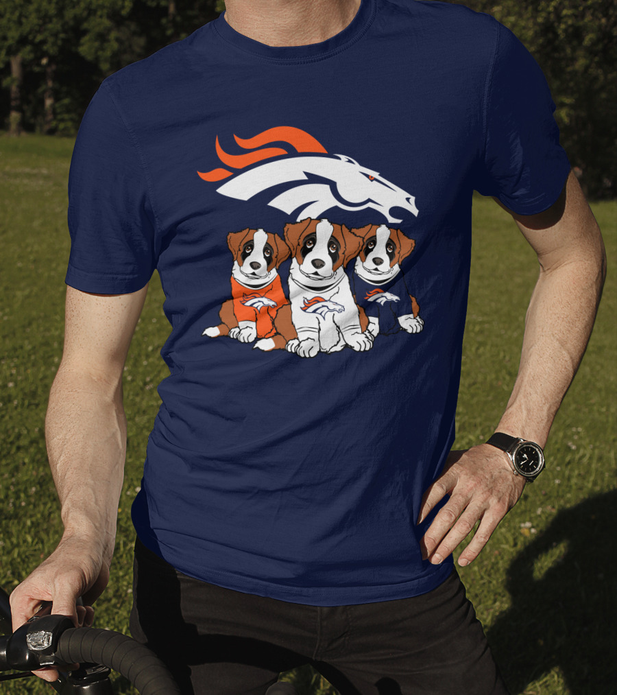 Denver Broncos Saint Bernard T-Shirt