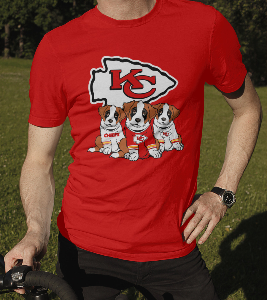 Kansas City Chiefs Kc Saint Bernard T-Shirt