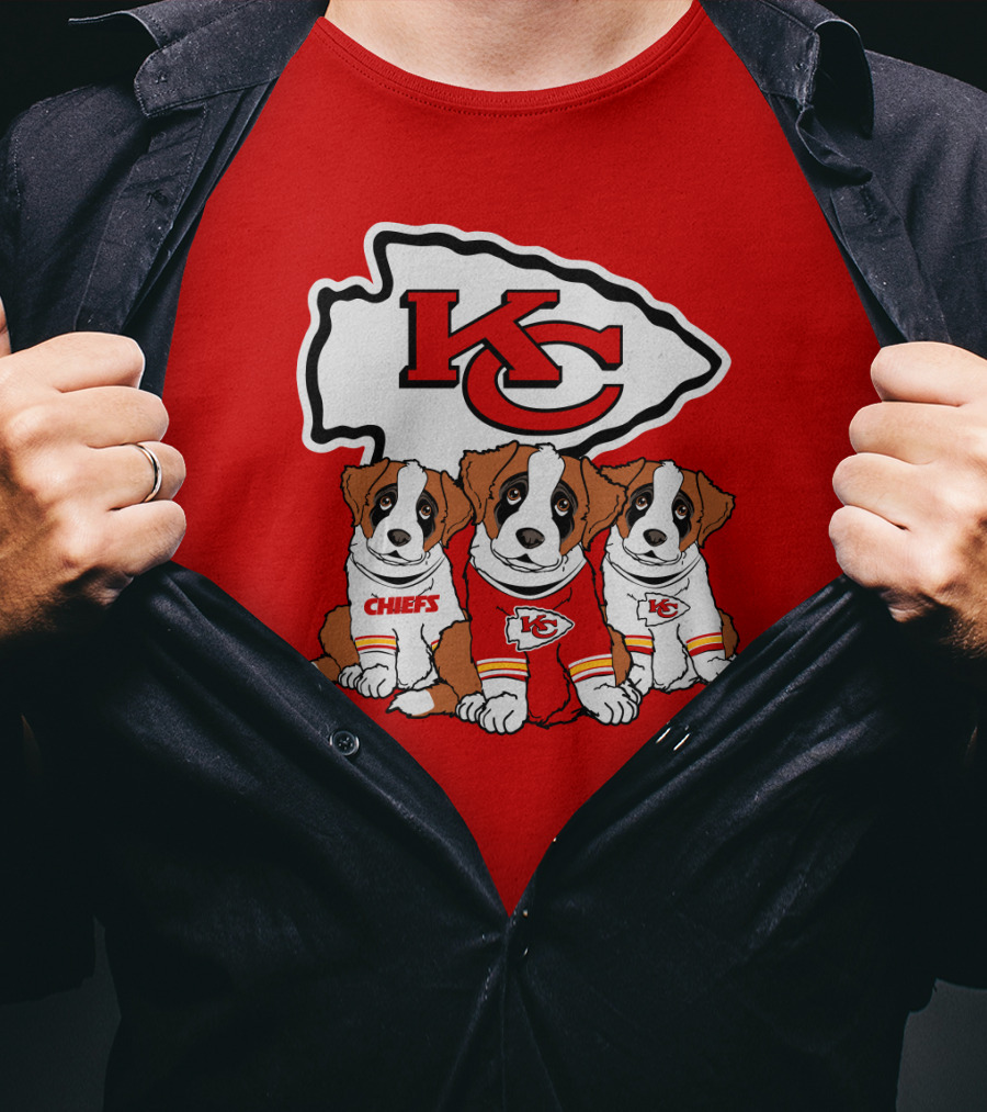 Kansas City Chiefs Kc Saint Bernard T-Shirt
