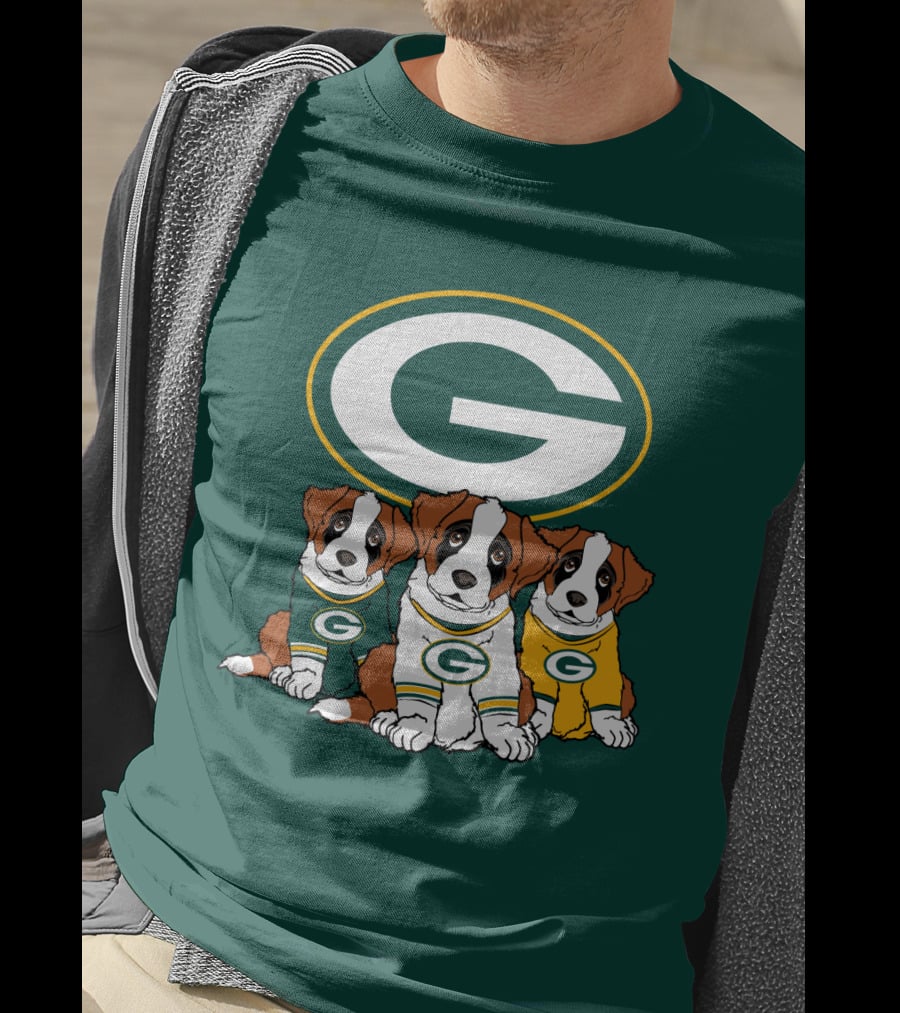 Green Bay Packers Saint Bernard T-Shirt