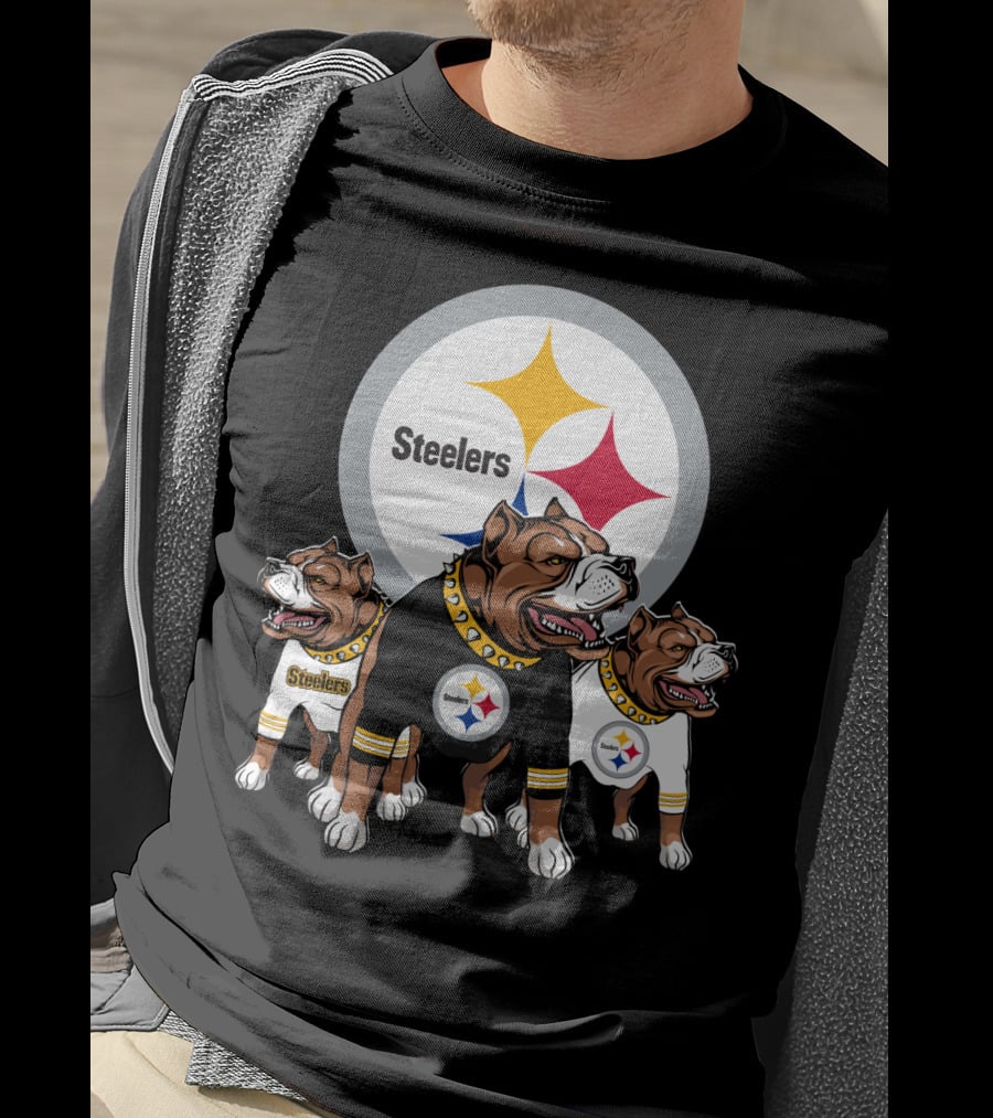 Steelers Bulldog Trio T-Shirt