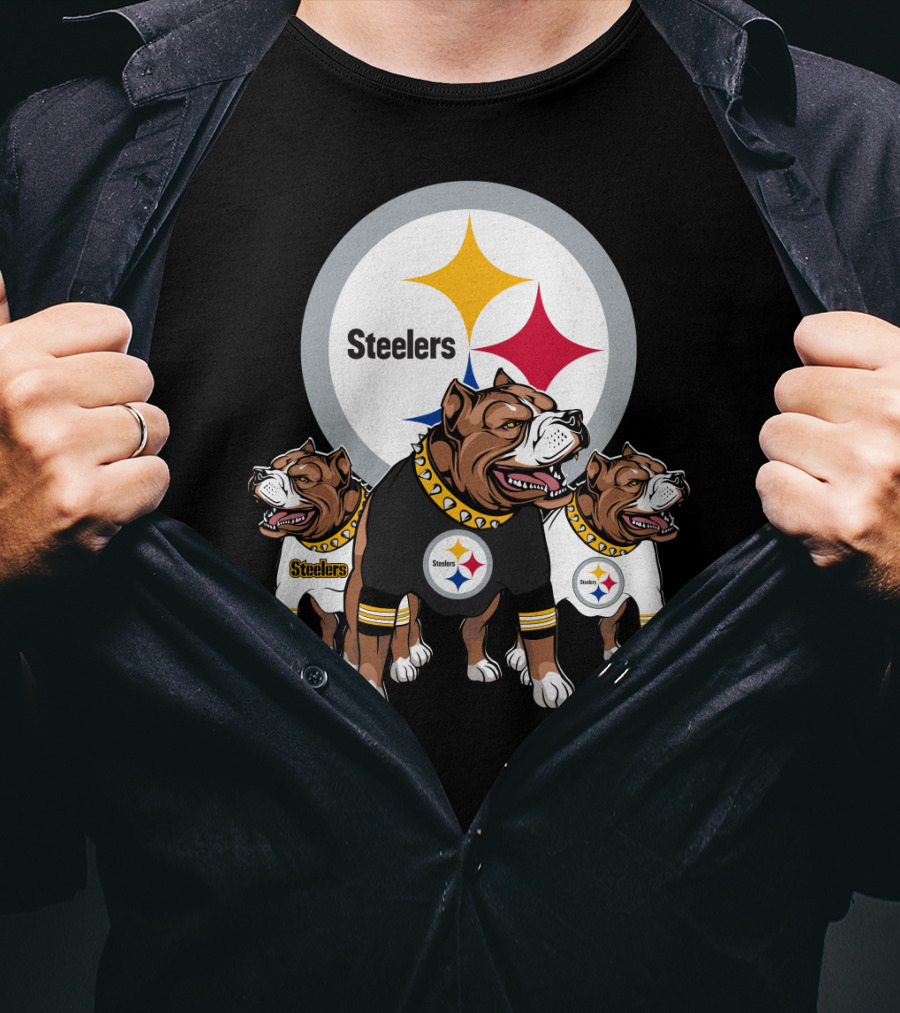 Steelers Bulldog Trio T-Shirt