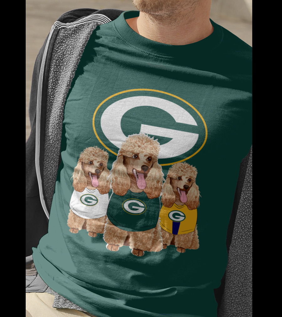 Packers Poodle Gang Football T-Shirt
